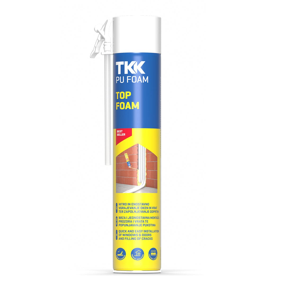 Schiuma Poliuretanica Pu Foam Top- 750 Ml- Tkk- Pezzi 1 in  BricoGo - Marano di Napoli, commercioVirtuoso.it