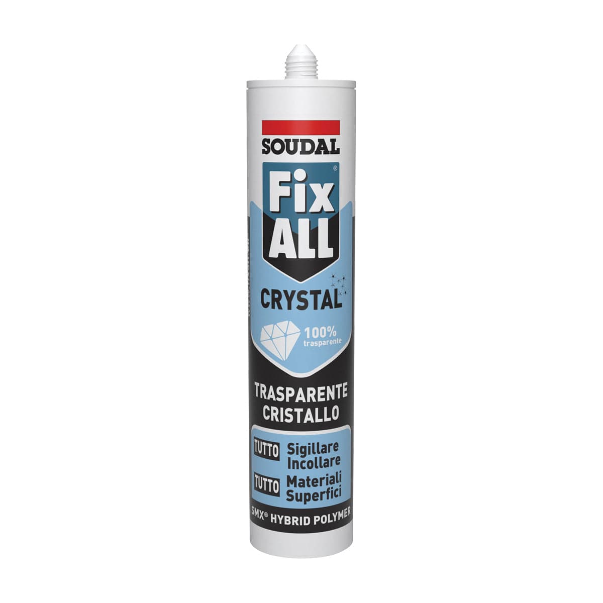 Adesivo Sigillante Fix All Crystal- 290 Ml- Souda- Pezzi 1 in Isolante adesivo BricoGo - Marano di Napoli, commercioVirtuoso.it