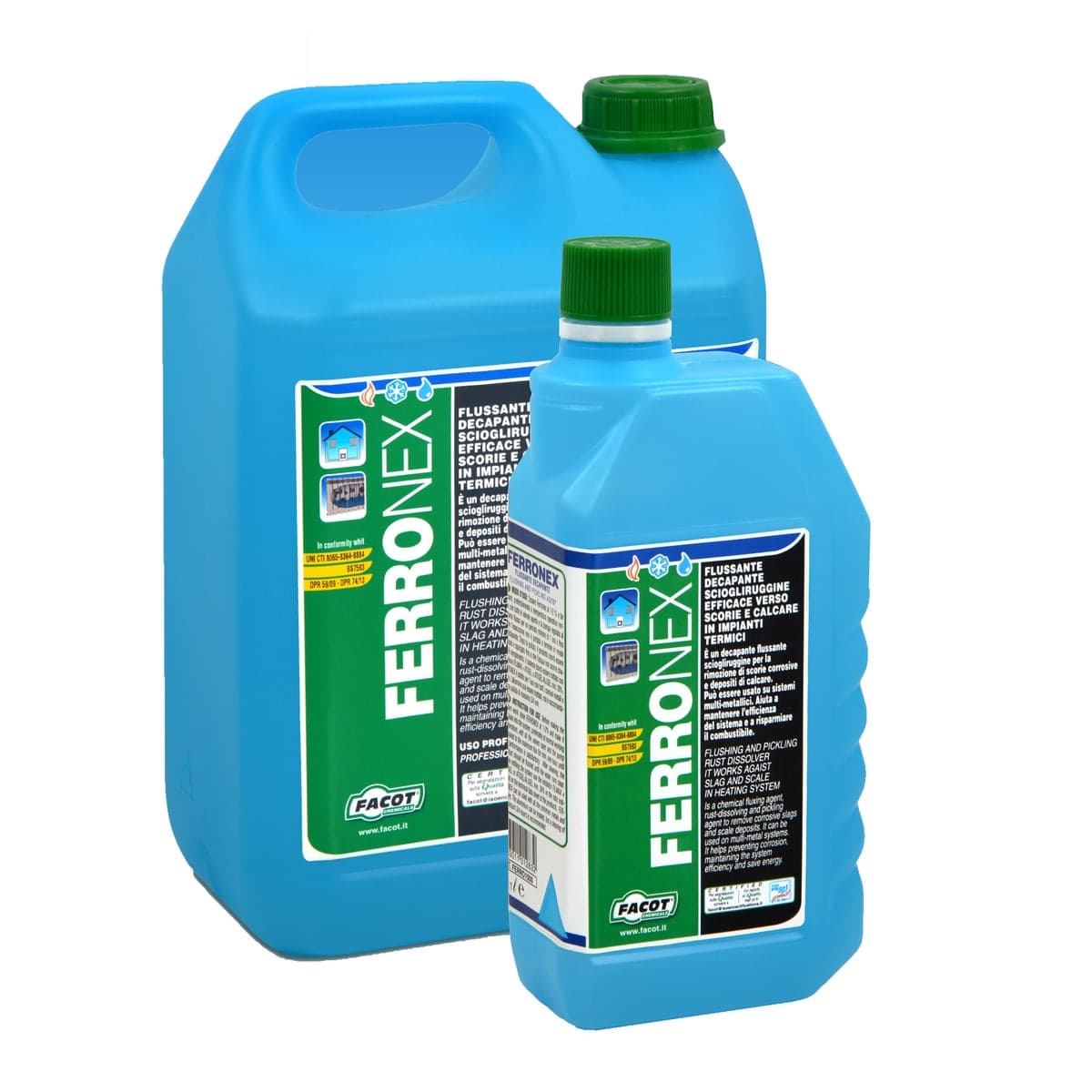 Decapante Impianti Termici Ferronex- 5 Lt- Facot- Pezzi 1 in Diluenti e solventi BricoGo - Marano di Napoli, commercioVirtuoso.it