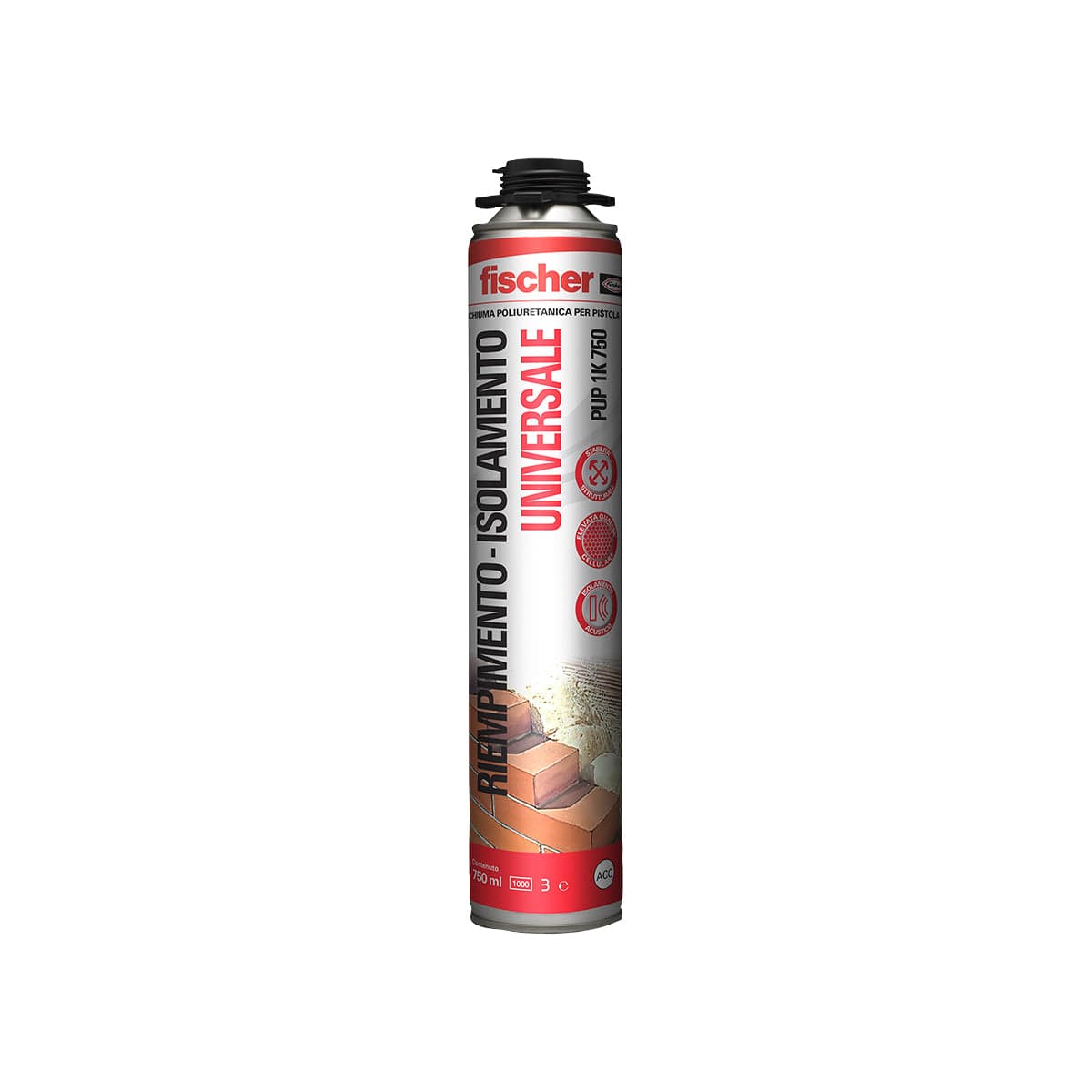 Schiuma Poliuretanica Pup 1K- 750 Ml Per Pistola- Fisch- Pezzi 1 in Isolante adesivo BricoGo - Marano di Napoli, commercioVirtuoso.it