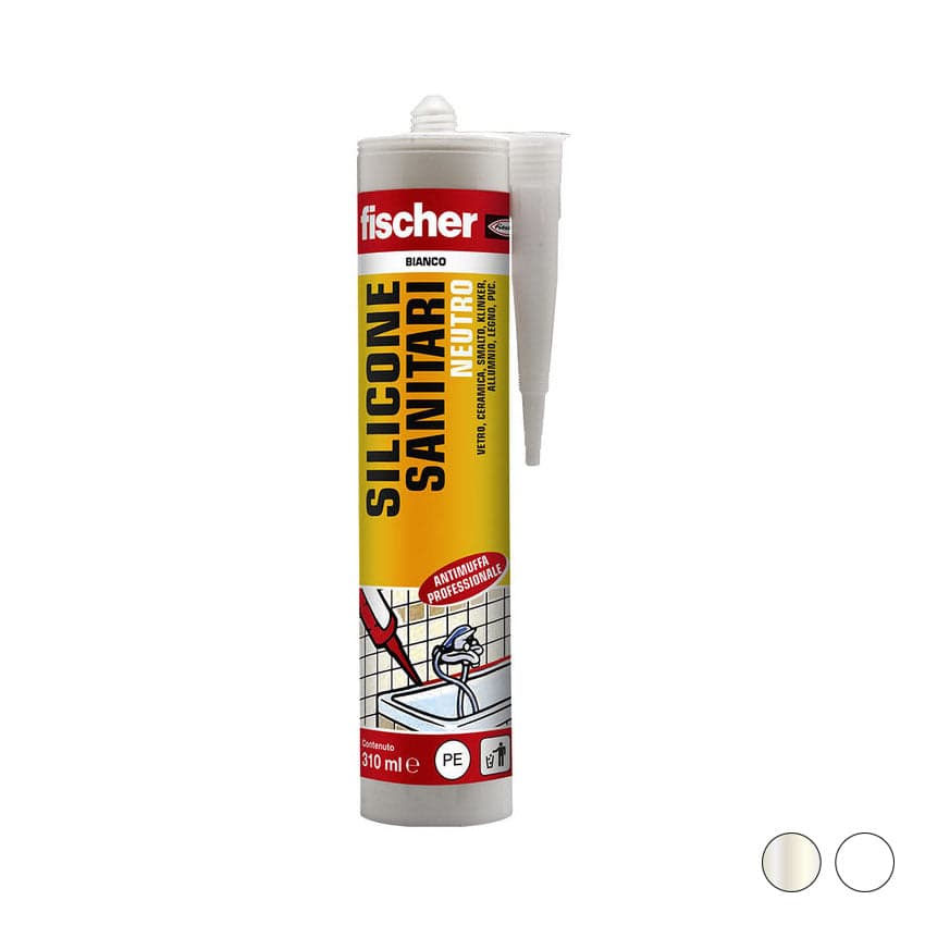 Silicone Sanitari Neutro Sns- Trasparente - 310 Ml- Fisch- Pezzi 1 in Silicone BricoGo - Marano di Napoli, commercioVirtuoso.it