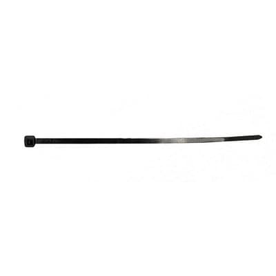 100 PZ FASCETTE PER CABLAGGIO IN NYLON NERE- 2.5 x 200 mm- FISCH- pezzi 1