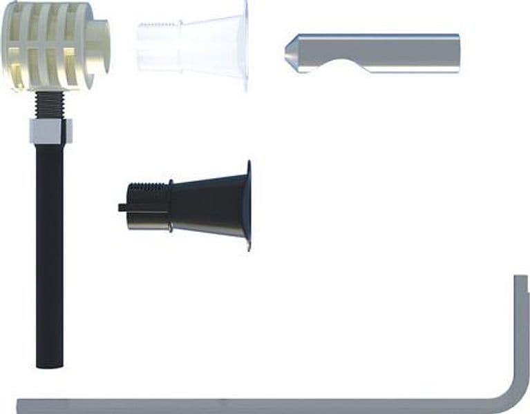 Fissaggio Nascosto per WC Bidet Sospesi con Accesso da Sotto Fisch