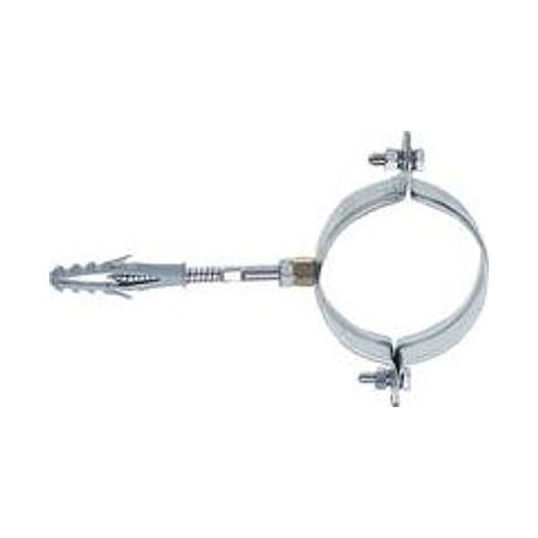 Collare Tondo Acciaio Zinc. C/Perno E Tassello P/Fissaggio Tubi Pluv.- 100 Mm.- Oter- Pezzi 1 in Collari antiparassitari BricoGo - Marano di Napoli, commercioVirtuoso.it