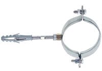 Collare Tondo Acciaio Zinc. C/Perno E Tassello P/Fissaggio Tubi Pluv.- 100 Mm.- Oter- Pezzi 1 in Collari antiparassitari BricoGo - Marano di Napoli, commercioVirtuoso.it