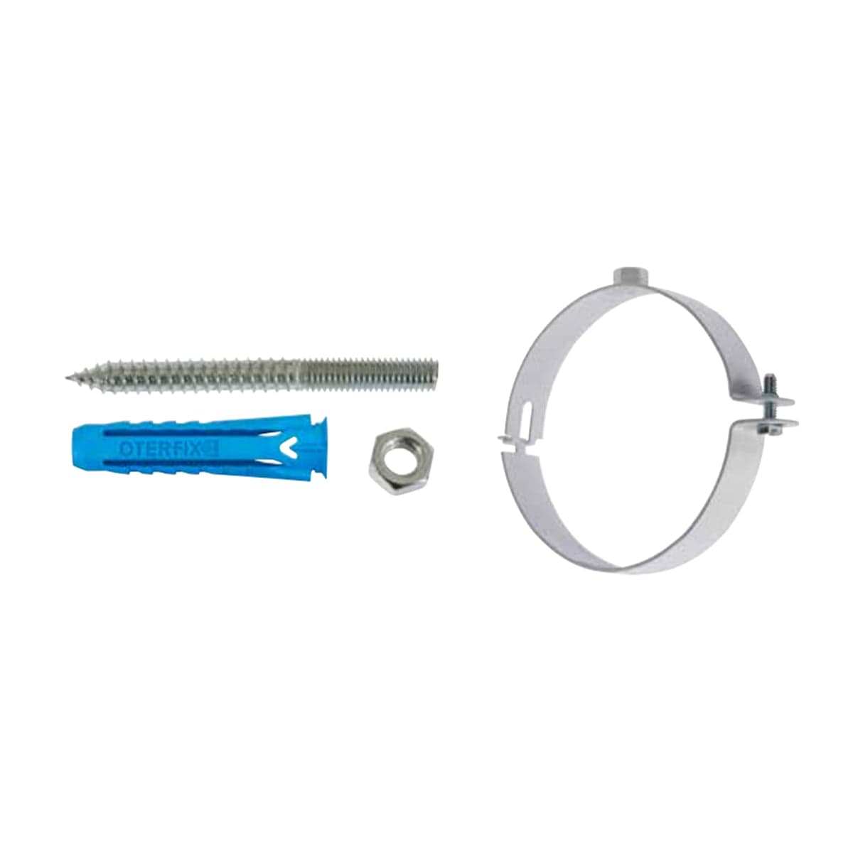 Collare Verniciato Per Canne Fumarie Con Perno E Tassello- Diam. 120- Oter- Pezzi 1 in Box doccia BricoGo - Marano di Napoli, commercioVirtuoso.it