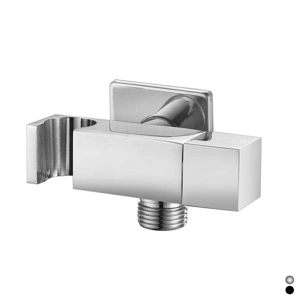 Presa Acqua Quadra Con Supporto Doccia E Arresto- Cromo- Dh- Pezzi 1 in Telefoni doccia BricoGo - Marano di Napoli, commercioVirtuoso.it