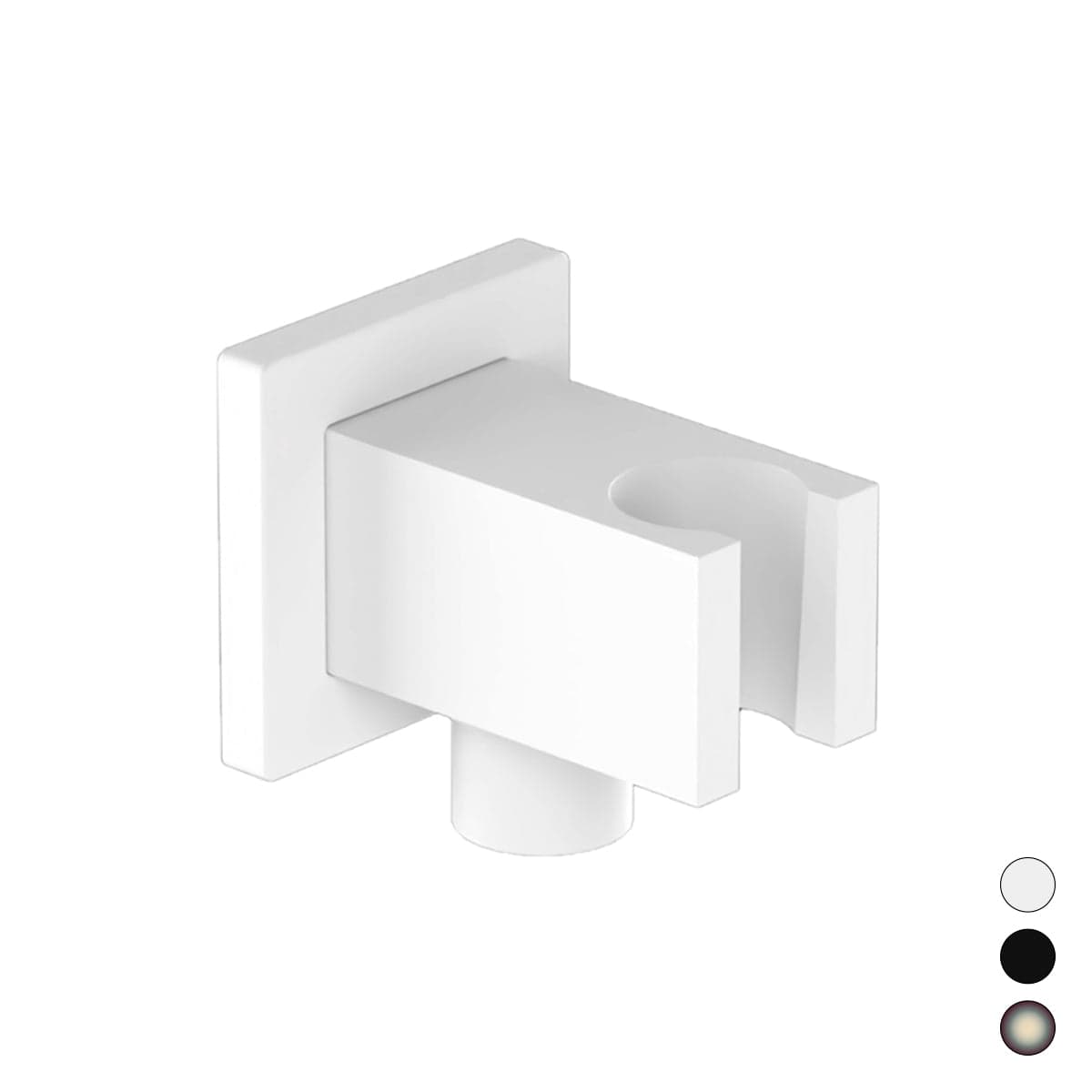 Supporto Doccia Minimale Quadro Con Presa Acqua- Bianco Opaco- Remer- Pezzi 1 in Telefoni doccia BricoGo - Marano di Napoli, commercioVirtuoso.it