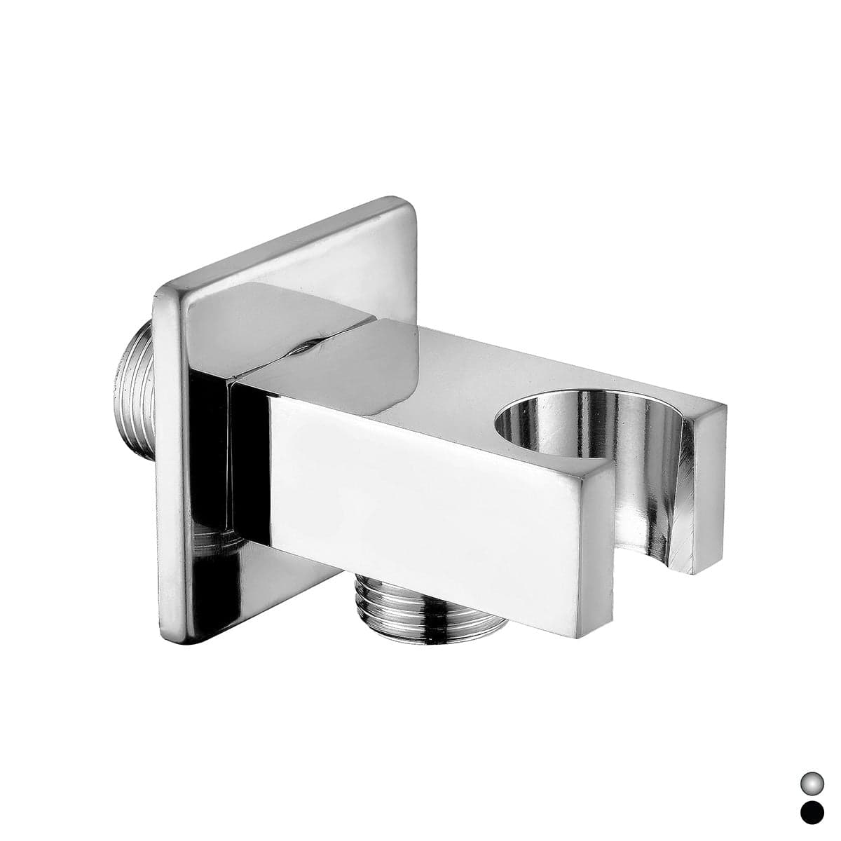 Presa Acqua Quadra Con Supporto Doccia- Cromo- Dh- Pezzi 1 in Telefoni doccia BricoGo - Marano di Napoli, commercioVirtuoso.it