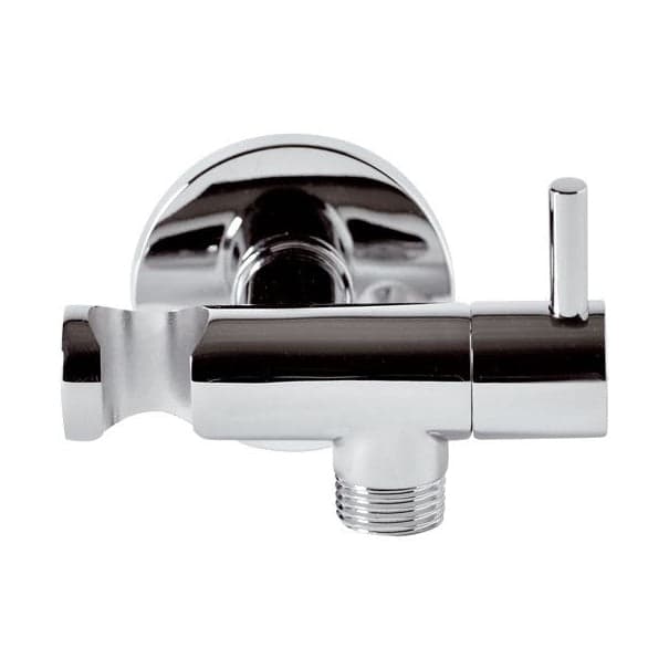 Rubinetto D'Arresto Minimal Con Supporto Doccia- Cromo- Remer- Pezzi 1 in Rubinetti per doccia BricoGo - Marano di Napoli, commercioVirtuoso.it