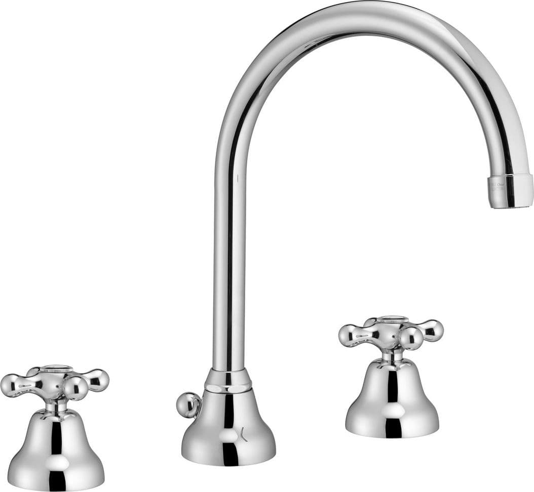 Batteria Lavabo Bocca Girevole Con Scarico Canna A Fontana Marea- Cromo- Pb- Pezzi 1 in Rubinetti per lavandini bagno BricoGo - Marano di Napoli, commercioVirtuoso.it