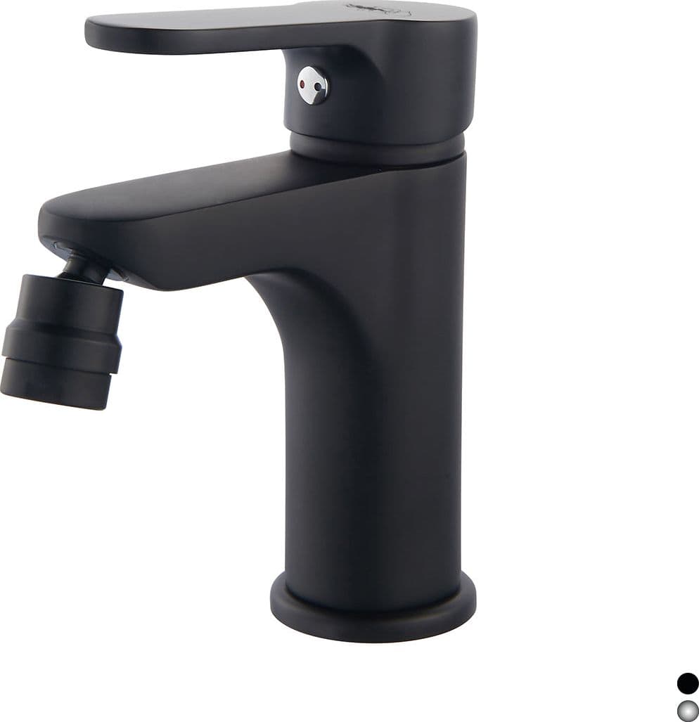 Miscelatore Monocomando Bidet Serie Paco- Nero Opaco - Senza Piletta- Dh- Pezzi 1 in Rubinetti per bidet BricoGo - Marano di Napoli, commercioVirtuoso.it