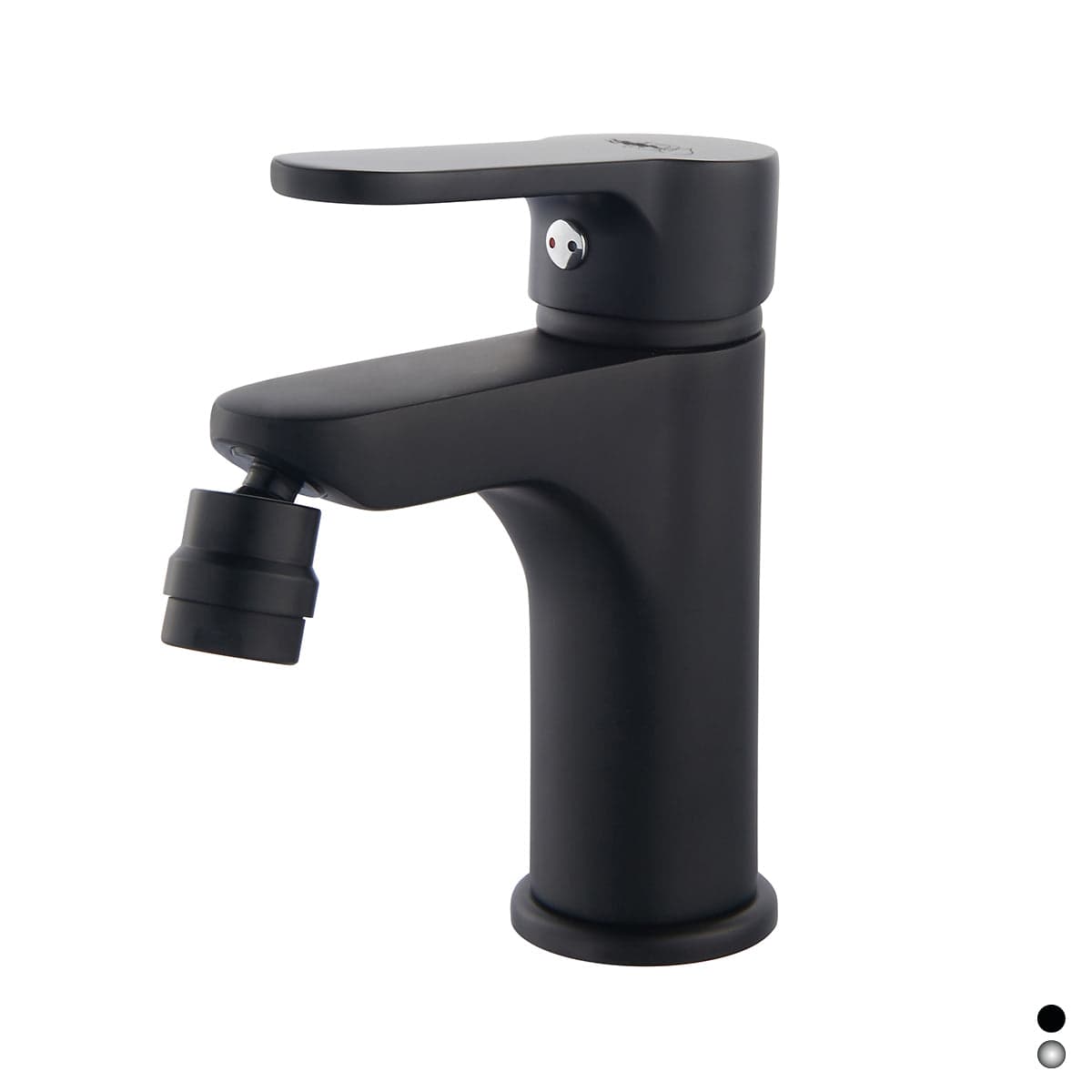 Miscelatore Monocomando Bidet Serie Paco- Nero Opaco - Senza Piletta- Dh- Pezzi 1 in Rubinetti per bidet BricoGo - Marano di Napoli, commercioVirtuoso.it