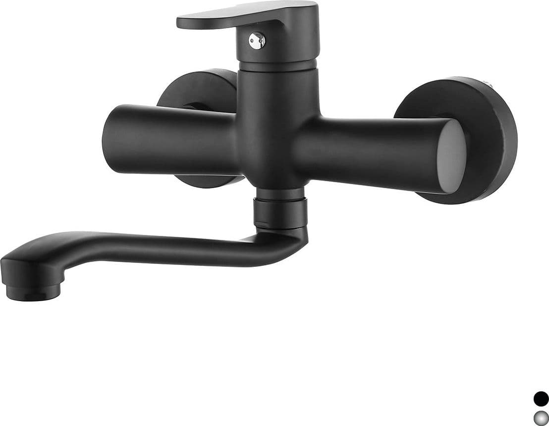 Miscelatore Monocomando Lavello A Muro Serie Paco- Cromo- Dh- Pezzi 1 in Rubinetti per lavelli da cucina BricoGo - Marano di Napoli, commercioVirtuoso.it