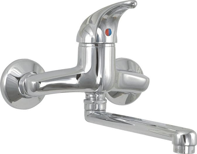 Monocomando Lavello A Muro Serie Marzia- Cromo- Euror- Pezzi 1 in Rubinetti per lavelli da cucina BricoGo - Marano di Napoli, commercioVirtuoso.it