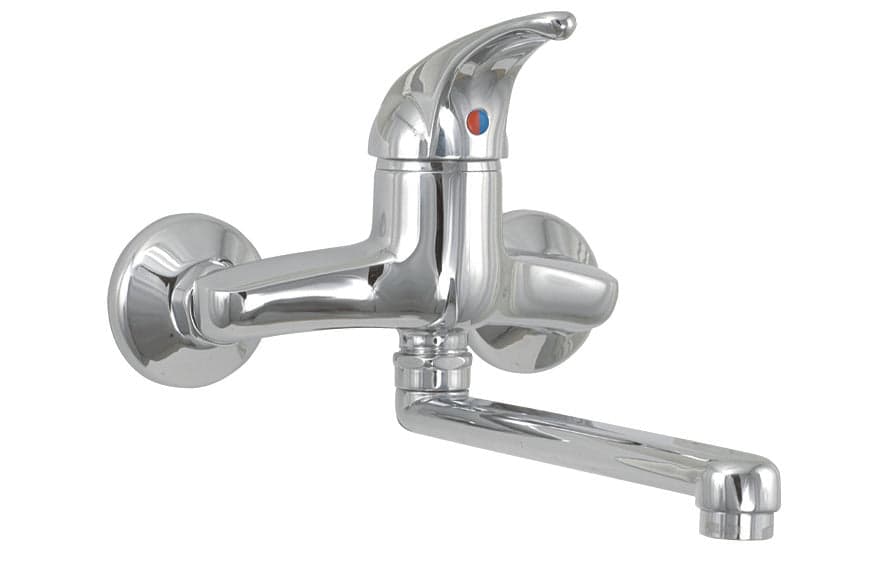 Monocomando Lavello A Muro Serie Marzia- Cromo- Euror- Pezzi 1 in Rubinetti per lavelli da cucina BricoGo - Marano di Napoli, commercioVirtuoso.it