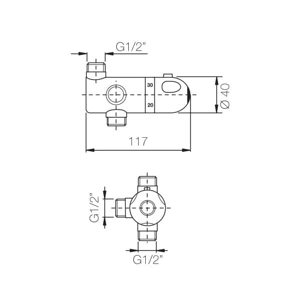 Miscelatore Termostatico Sottoboiler Pesante- Dh- Pezzi 1 in Accessori BricoGo - Marano di Napoli, commercioVirtuoso.it