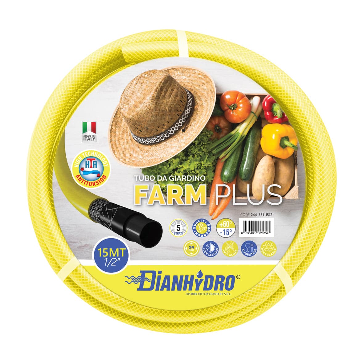 Tubo Da Giardino Antitors. 5 Strati Farm Plus- Mt 25 - 5/8- Dh- Metri 25 in Tubi per irrigazione BricoGo - Marano di Napoli, commercioVirtuoso.it