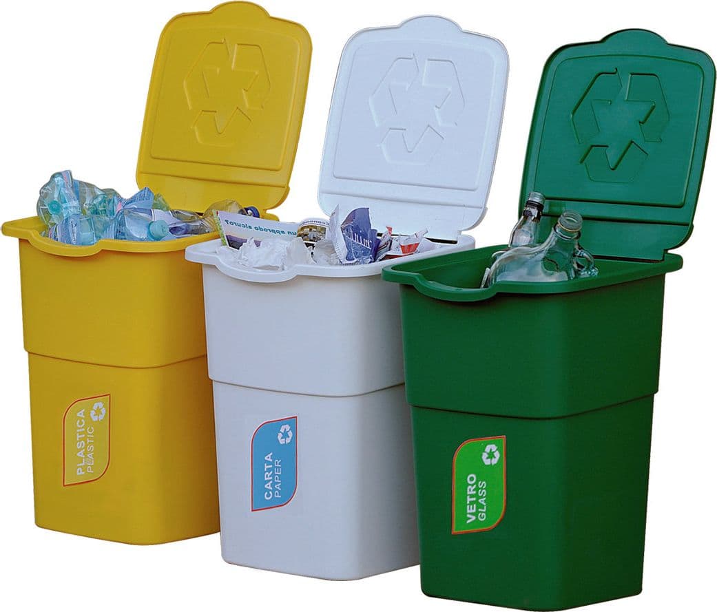 Pattumiera Raccolta Differenziata Set 3 Pz.- Ff- Pezzi 1 in Sistemi di contenitori per raccolta differenziata BricoGo - Marano di Napoli, commercioVirtuoso.it