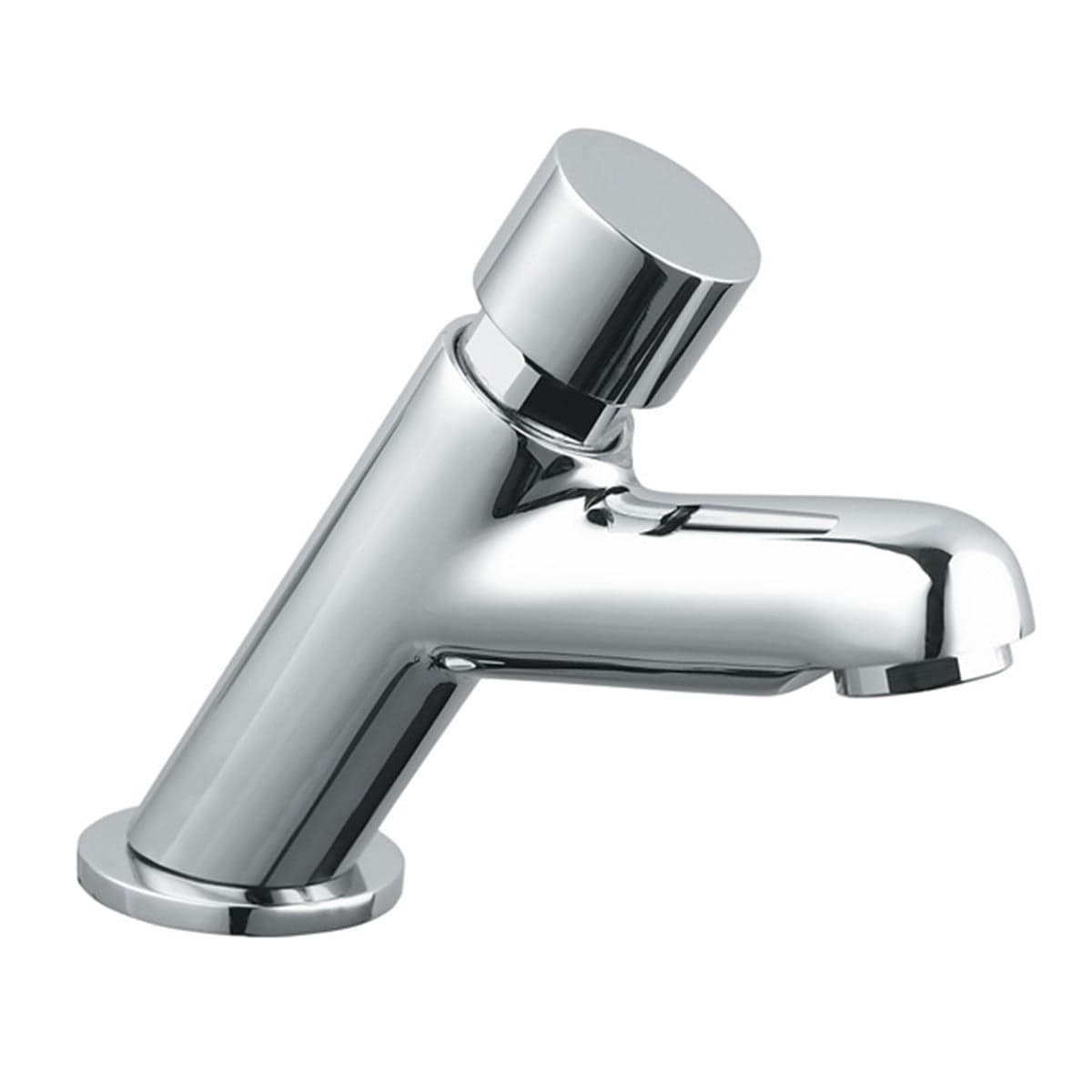 Rubinetto Collo Cigno A Pulsante Con Arresto Temporizzato- Cromo- Idral- Pezzi 1 in Rubinetti per lavandini bagno BricoGo - Marano di Napoli, commercioVirtuoso.it