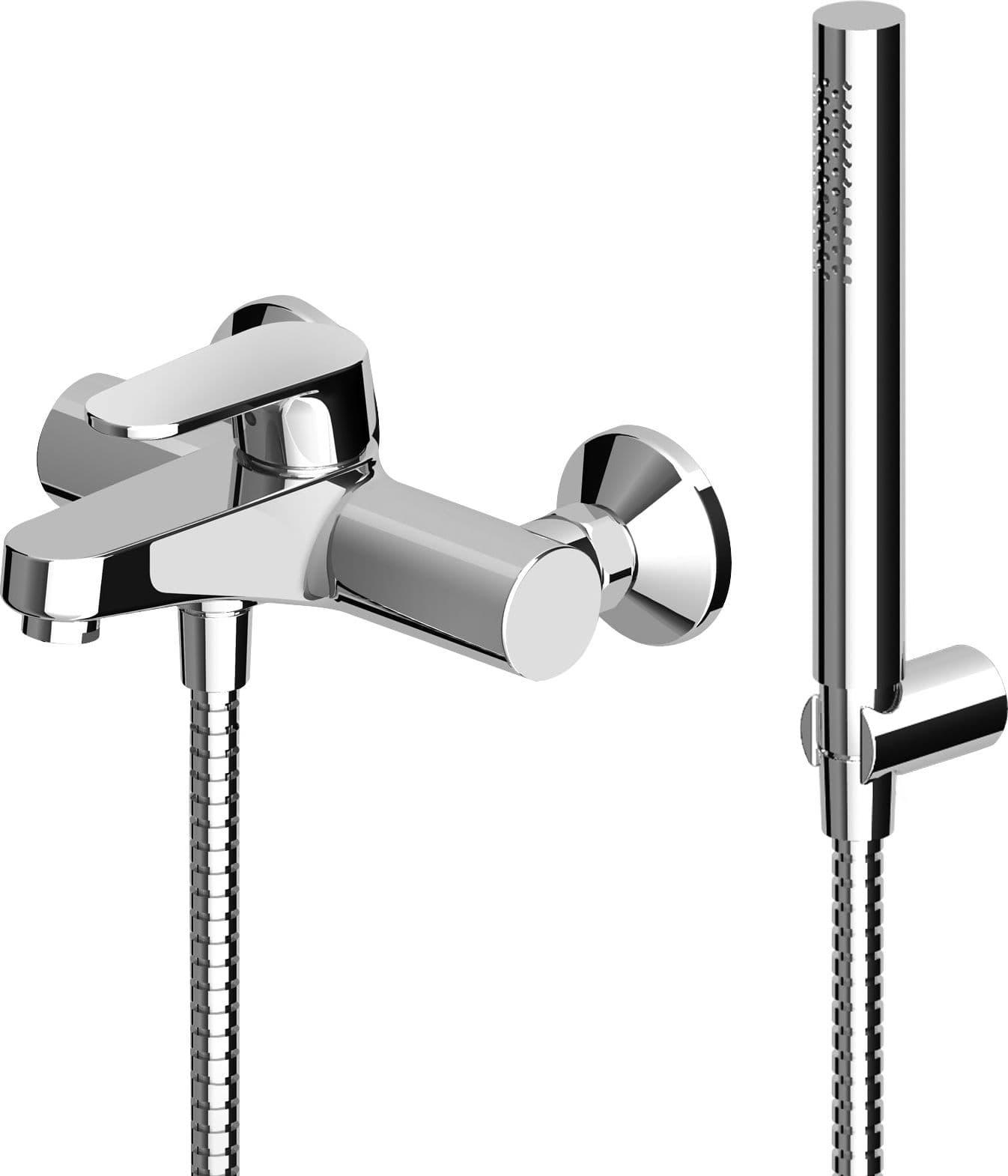 Monocomando Vasca-Doccia Esterno C/Accessori Serie Sun- Cromo- Zucch- Pezzi 1 in Rubinetti per lavelli da cucina BricoGo - Marano di Napoli, commercioVirtuoso.it