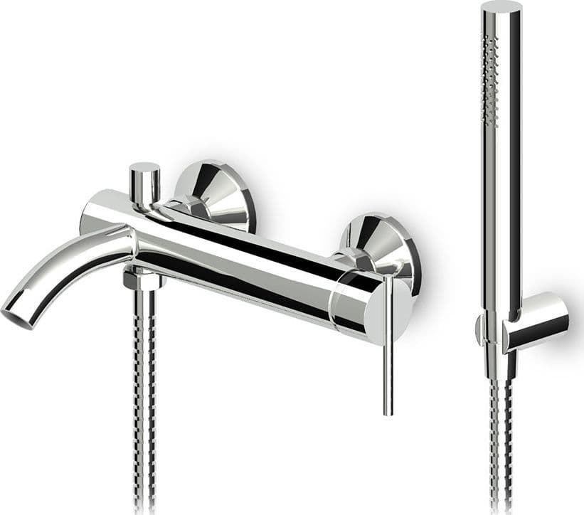 Monocomando Vasca Doccia Esterno C/Accessori Serie Zxs- Cromo- Zucch- Pezzi 1 in Rubinetti per vasca BricoGo - Marano di Napoli, commercioVirtuoso.it