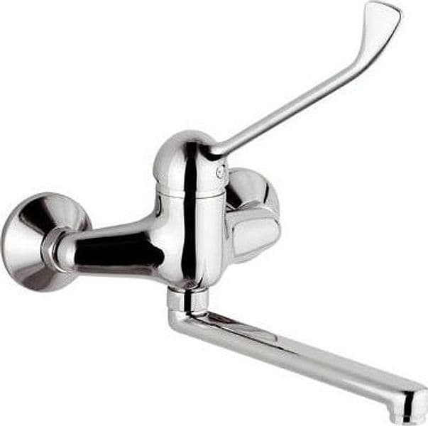 Miscelatore Monocomando Lavello A Muro Con Leva Clinica Epic- Cromo- Maria- Pezzi 1 in Rubinetti per lavelli da cucina BricoGo - Marano di Napoli, commercioVirtuoso.it