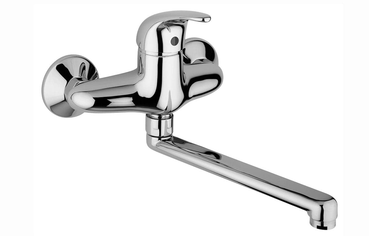 Miscelatore Monoc. Lavello A Muro Nettuno Due- Cromo- Paffo- Pezzi 1 in Rubinetti per lavelli da cucina BricoGo - Marano di Napoli, commercioVirtuoso.it