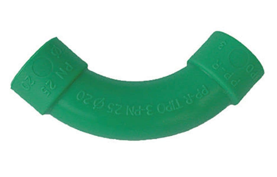 Curva Ampio Raggio In Polipropilene- Diam. 25- Dh- Pezzi 1 in Raccordi per tubi BricoGo - Marano di Napoli, commercioVirtuoso.it
