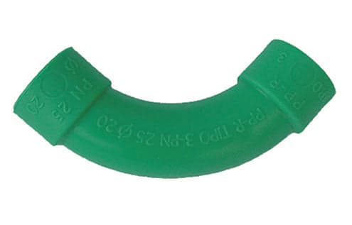 Curva Ampio Raggio In Polipropilene- Diam. 25- Dh- Pezzi 1 in Raccordi per tubi BricoGo - Marano di Napoli, commercioVirtuoso.it