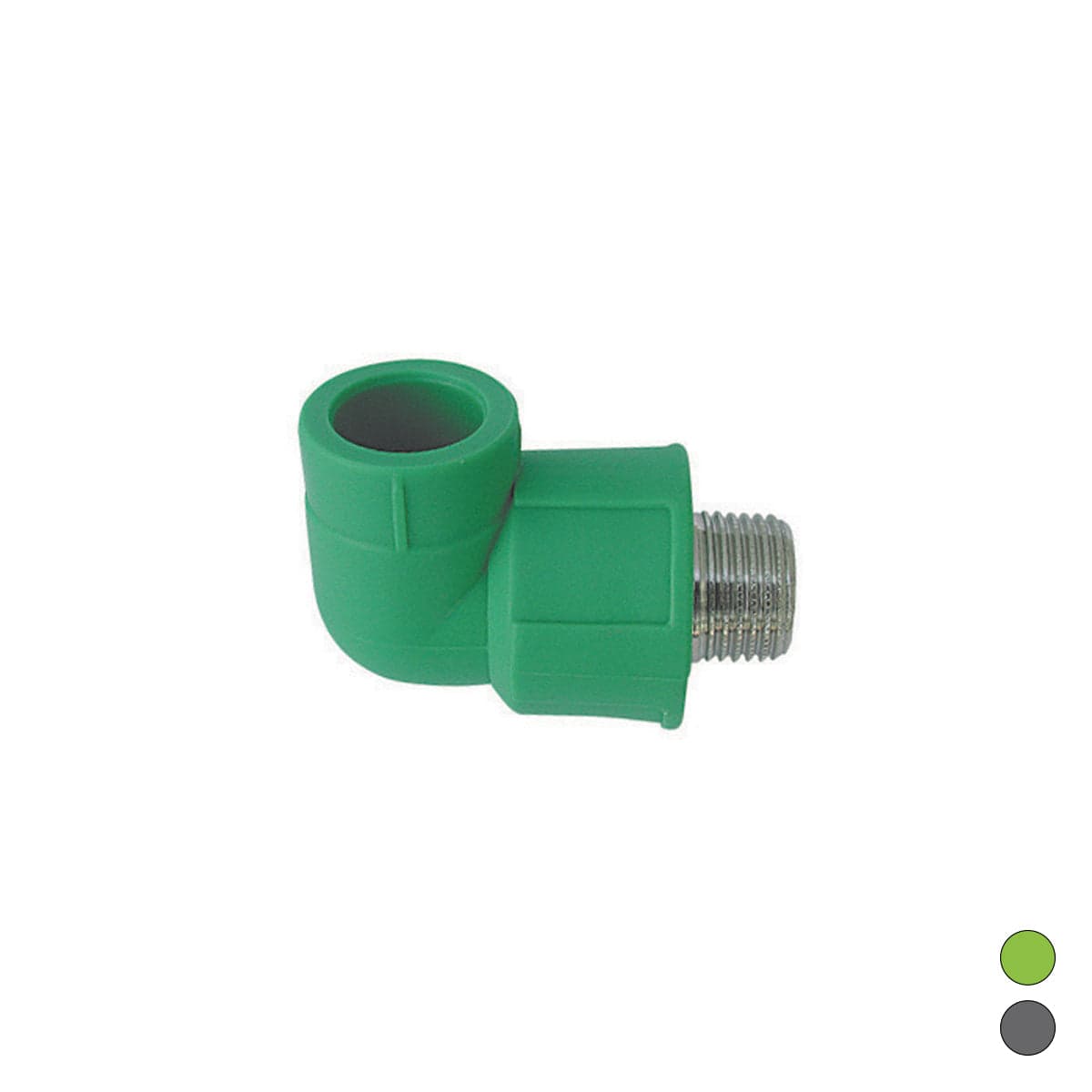 Gomito Filettato Maschio In Polipropilene- 1/2 X Diam. 25- Dh- Pezzi 1 in Tappi BricoGo - Marano di Napoli, commercioVirtuoso.it