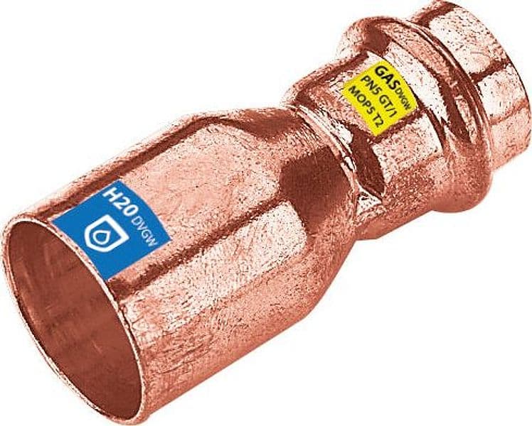 Manicotto Di Riduzione Mf In Rame A Pressare Acqua/Gas- Diam. 22 X 18- Frabo- Pezzi 1 in Tubazioni BricoGo - Marano di Napoli, commercioVirtuoso.it