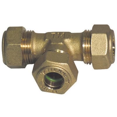 Raccordo A Tee Intermedio O-Ring Tiemme Gas- 12- Tiemm- Pezzi 1