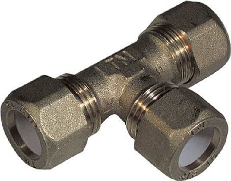 Tee Con Tre Dadi Per Rame Con Ogiva Teflon Tiemme- 3/4 X 18R- Tiemm- Pezzi 1 in  BricoGo - Marano di Napoli, commercioVirtuoso.it