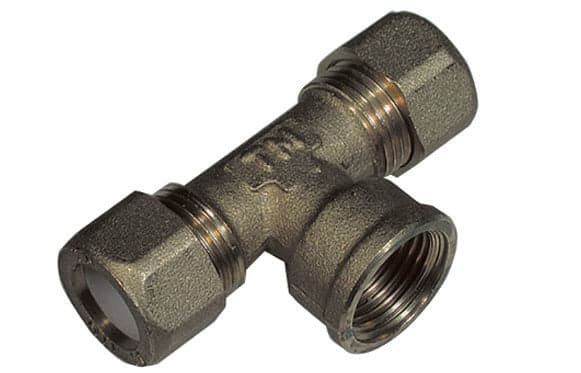 Tee Femmina Per Rame Con Ogiva Teflon Tiemme- 1/2 X 14- Tiemm- Pezzi 1 in  BricoGo - Marano di Napoli, commercioVirtuoso.it