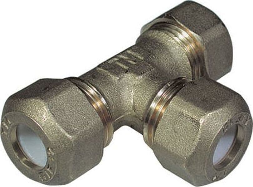 Tee Con Tre Dadi Per Rame Con Ogiva Teflon Tiemme- 1/2 X 12R- Tiemm- Pezzi 1 in  BricoGo - Marano di Napoli, commercioVirtuoso.it