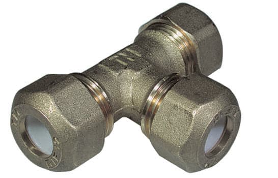 Tee Con Tre Dadi Per Rame Con Ogiva Teflon Tiemme- 1/2 X 12R- Tiemm- Pezzi 1 in  BricoGo - Marano di Napoli, commercioVirtuoso.it
