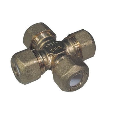 CROCE CON 4 DADI PER RAME CON OGIVA TEFLON TIEMME- 1/2 x 12R- TIEMM- pezzi 1