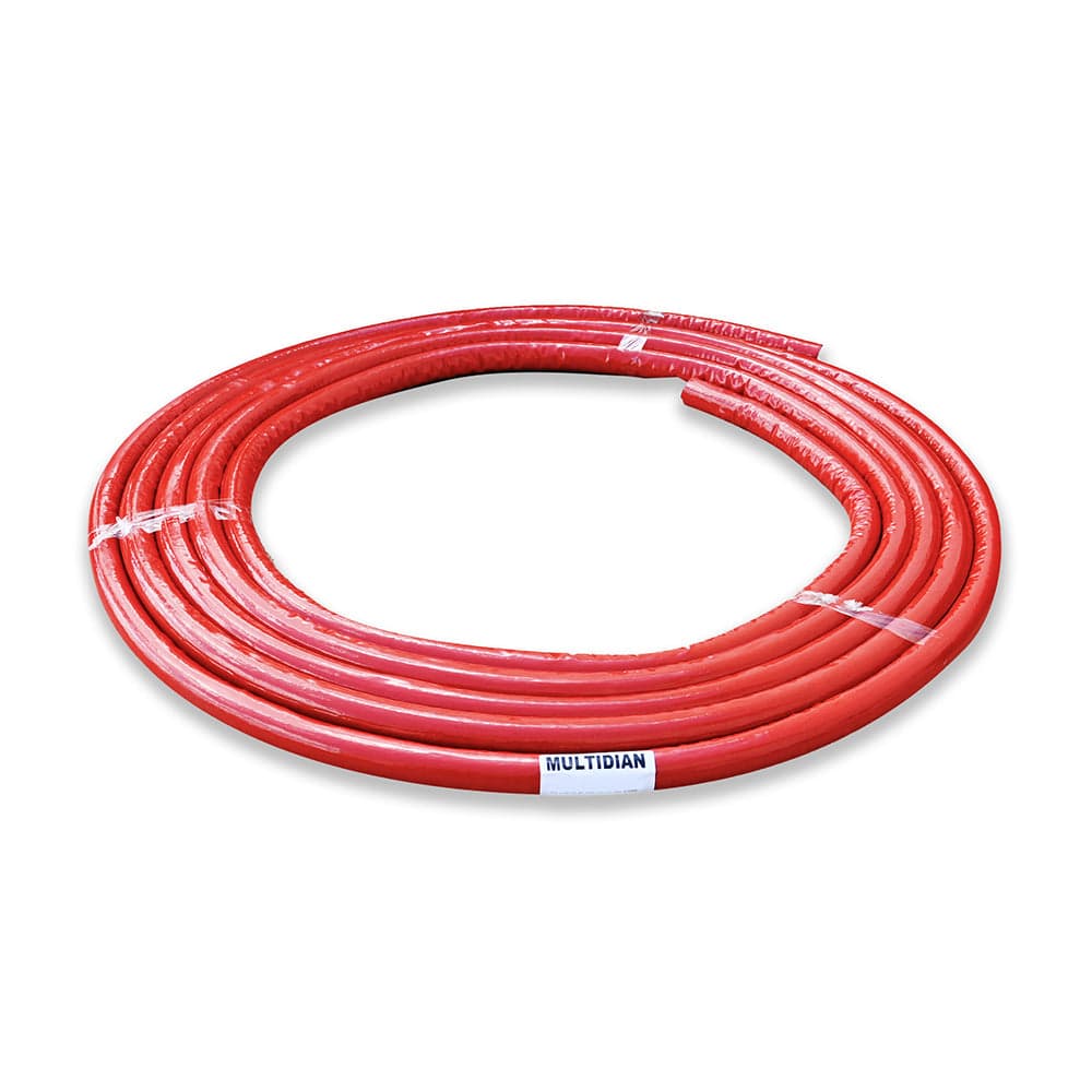 Tubo Multi-Dian Sistema Multistrato Coibentato Rosso Rotolo 10 Mt- 16 X 2- Dh- Metri 10 in Accessori e parti BricoGo - Marano di Napoli, commercioVirtuoso.it