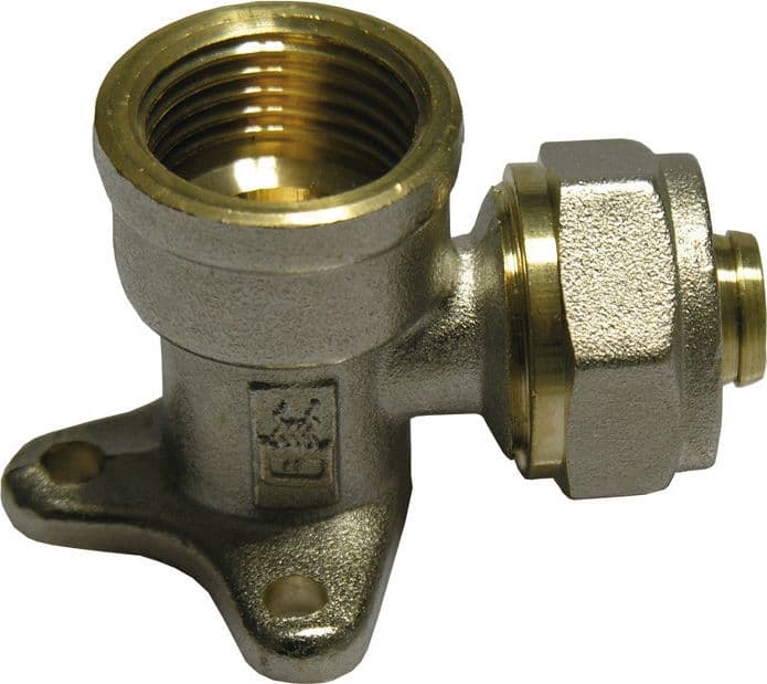 Raccordo Curvo Femmina Con Flangia A 3 Fori Dfx Per Multistrato- Diam. 3/4 X 20- Ikaro- Pezzi 5 in Accessori e parti BricoGo - Marano di Napoli, commercioVirtuoso.it