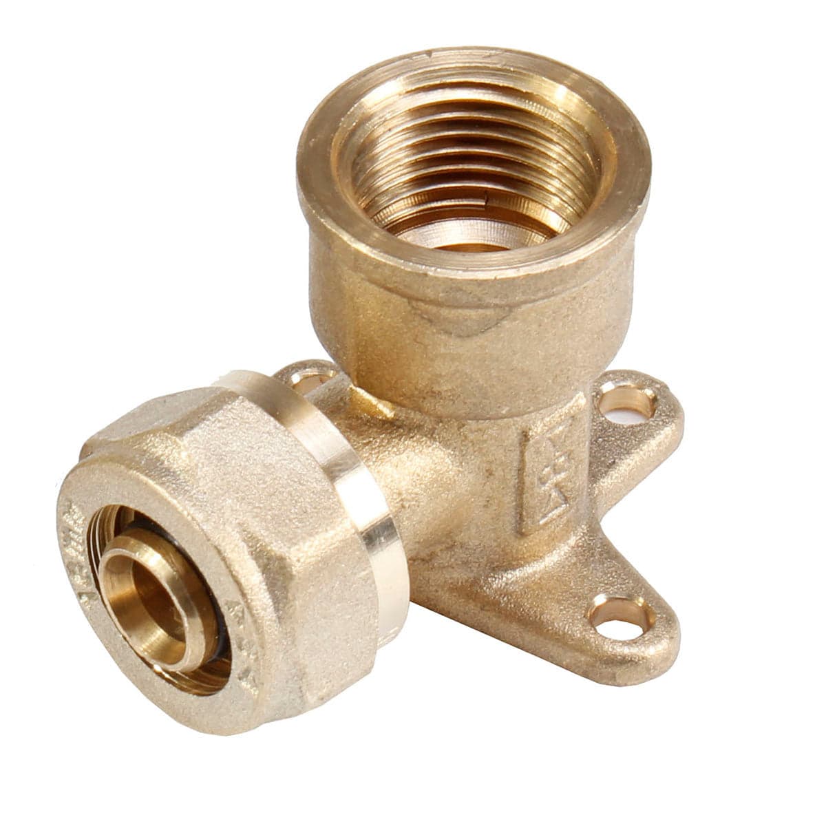 Gomito A 90 ° F/Filet. F Con Flangia E Due Fori Di Fissaggio- Diam. 1/2 X 16- Ibp- Pezzi 1 in Raccordi a compressione BricoGo - Marano di Napoli, commercioVirtuoso.it