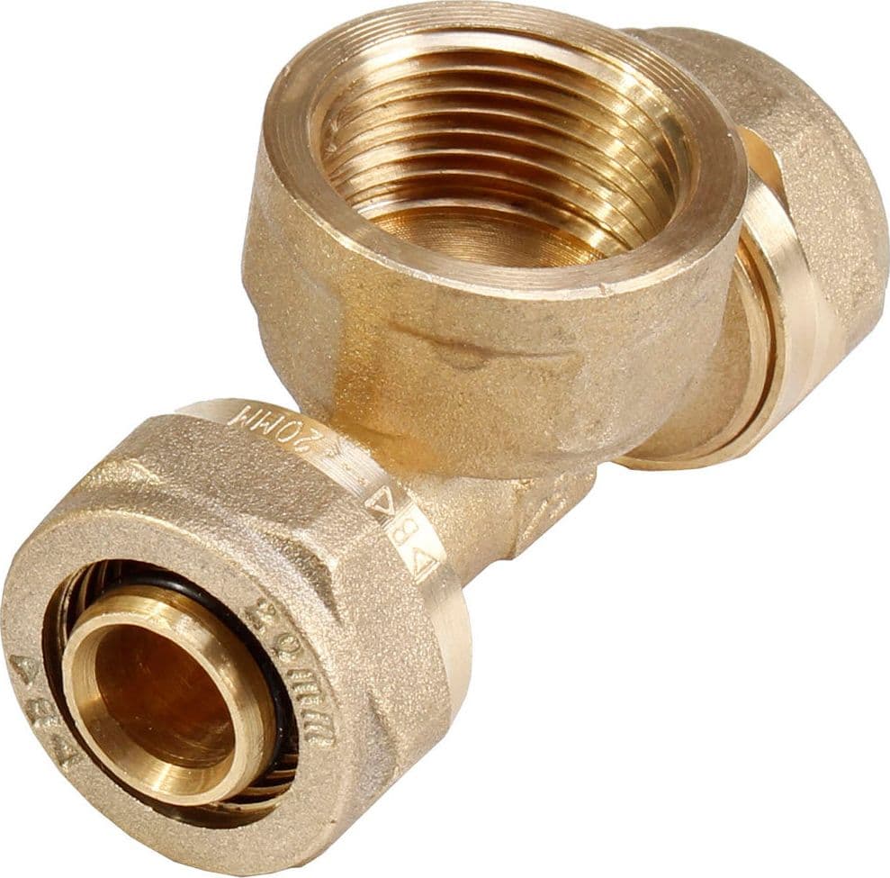 Tee F/Filetto F/F A Compressione Per Multistrato- 16 X 1/2 X 16- Ibp- Pezzi 1 in Giunti BricoGo - Marano di Napoli, commercioVirtuoso.it