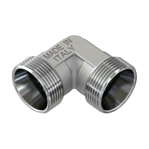 Raccordo Curvo Doppio Cromato- 24X19 Fil (D.16)- Tiemm- Pezzi 1 in Accessori BricoGo - Marano di Napoli, commercioVirtuoso.it