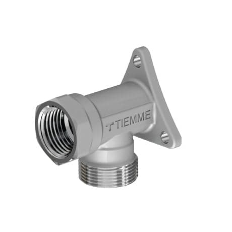 Raccordo Curvo Femmina Cromato Con Flangia- 3/4 - 24X19 Fil (D.16)- Tiemm- Pezzi 1 in Accessori e parti BricoGo - Marano di Napoli, commercioVirtuoso.it