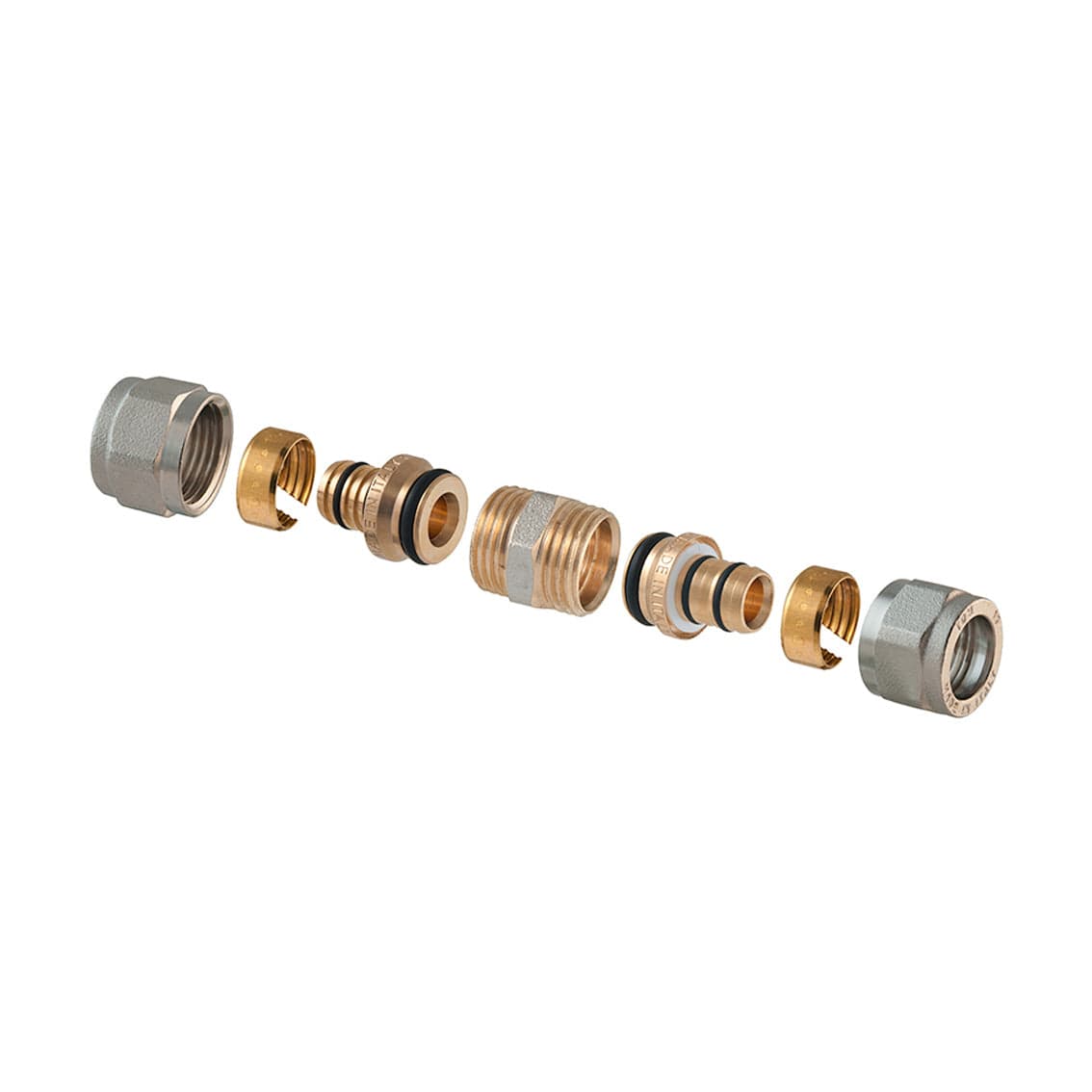 Raccordo Diritto Doppio A Compressione P/Multistrato 2 Pz Assemblato- 1-26(2,00) X 1-26(2,00)- Tdmb- Pezzi 1 in Raccordi a compressione BricoGo - Marano di Napoli, commercioVirtuoso.it