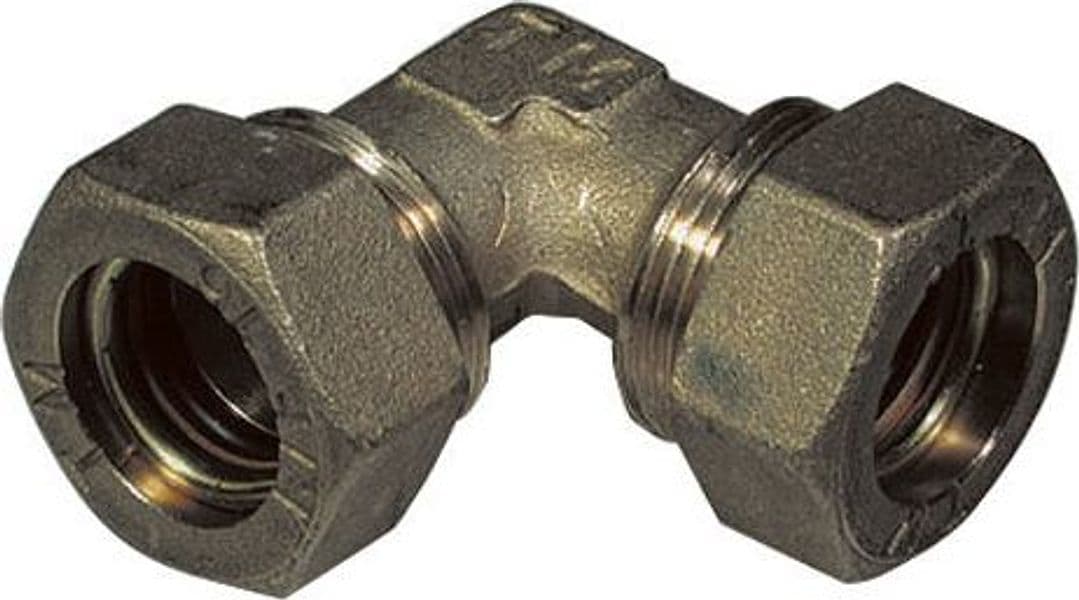Gomito A 90 ° Doppio O-Ring Tiemme- 22- Tiemm- Pezzi 1 in Raccordi filettati BricoGo - Marano di Napoli, commercioVirtuoso.it