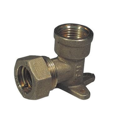 Gomito A 90 ° Con Flangia A 3 Fori O-Ring Femmina- 1/2 X 14- Tiemm- Pezzi 1