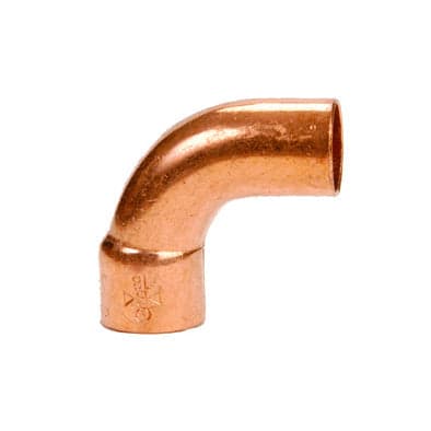 Curva Rame Mf 90 ° Raggio Largo- 22- Ibp- Pezzi 1 in Armadi pieghevoli BricoGo - Marano di Napoli, commercioVirtuoso.it