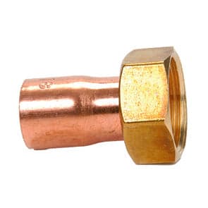 Mezzo Bocchettone Rame Ff Con Dado Girevole- 3/4 X 16- Ibp- Pezzi 1 in Accessori BricoGo - Marano di Napoli, commercioVirtuoso.it