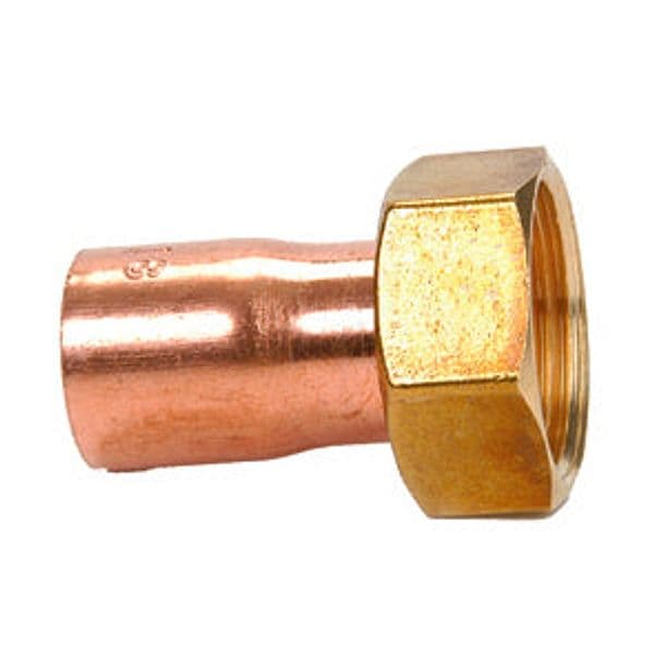 Mezzo Bocchettone Rame Ff Con Dado Girevole- 3/4 X 22- Ibp- Pezzi 1 in Accessori BricoGo - Marano di Napoli, commercioVirtuoso.it